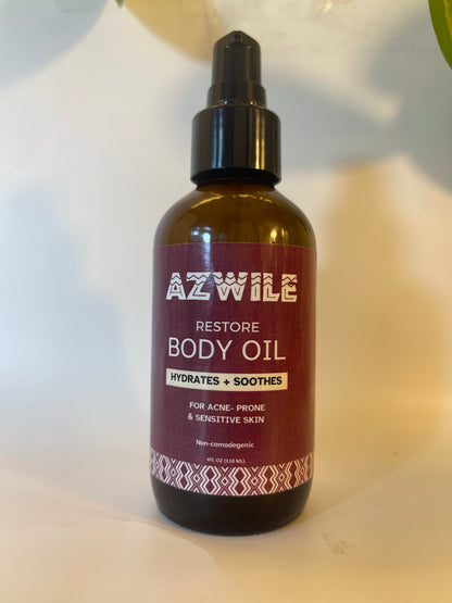 Soothing body oil | acne skin relief | sensitive skin relief |  Soothes eczema  | Heals acne |  Psoriasis Relief | Organic | Natural |Gentle skin care  